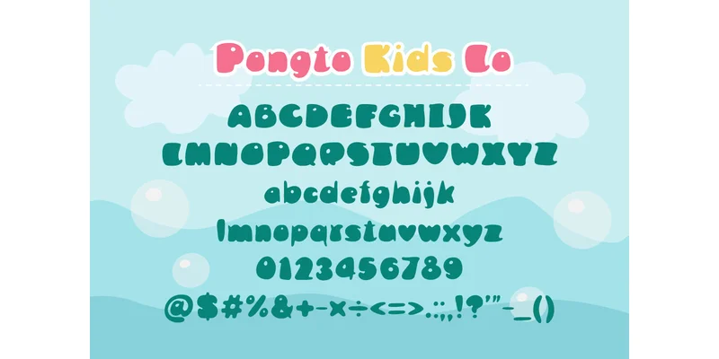 Pongto Kids Lo Font by TanoiCartoonist — Display Font — thumbnail 2