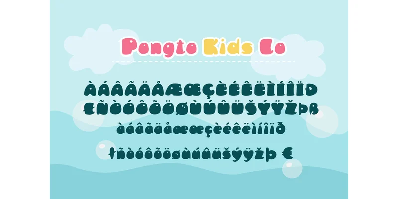 Pongto Kids Lo Font by TanoiCartoonist — Display Font — thumbnail 3