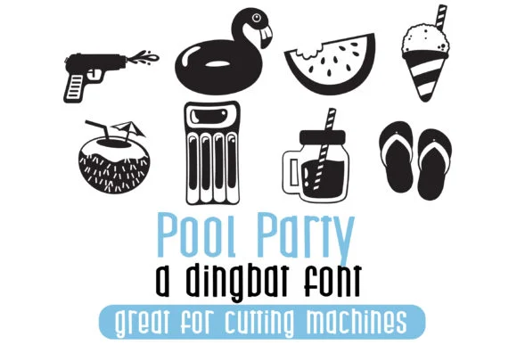 Pool Party by Illustration Ink — Dingbats Font