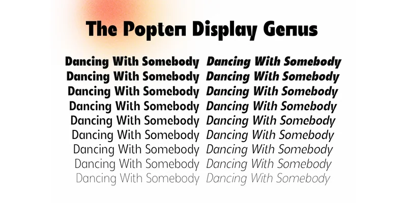 Popten Display Font by SiwoxS — Display Font — thumbnail 2
