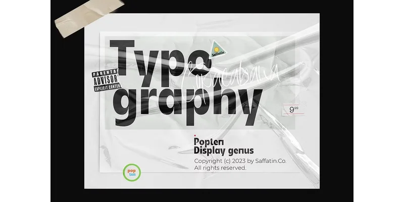 Popten Display Font by SiwoxS — Display Font — thumbnail 8