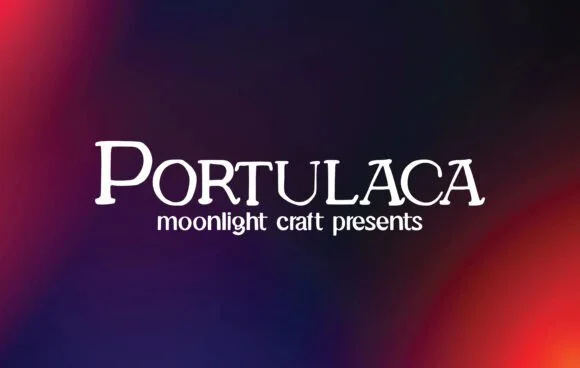 Portulaca by moonlight craft — Slab Serif Font
