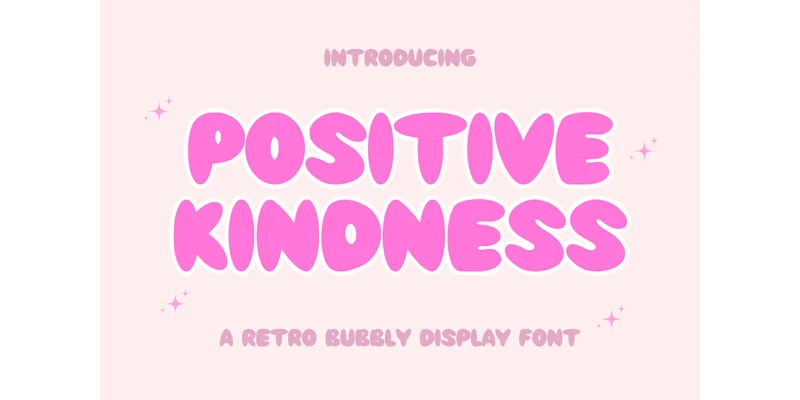 Positive Kindness Font by SiapGraph — Display Font