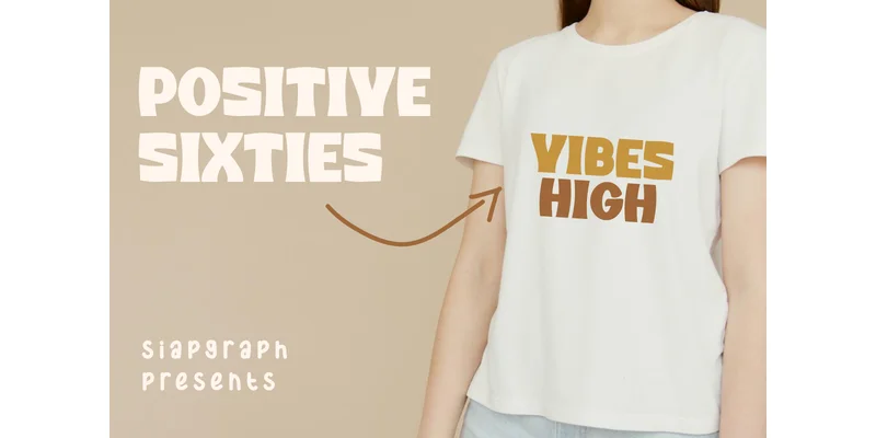 Positive Sixties Font by SiapGraph — Display Font — thumbnail 5