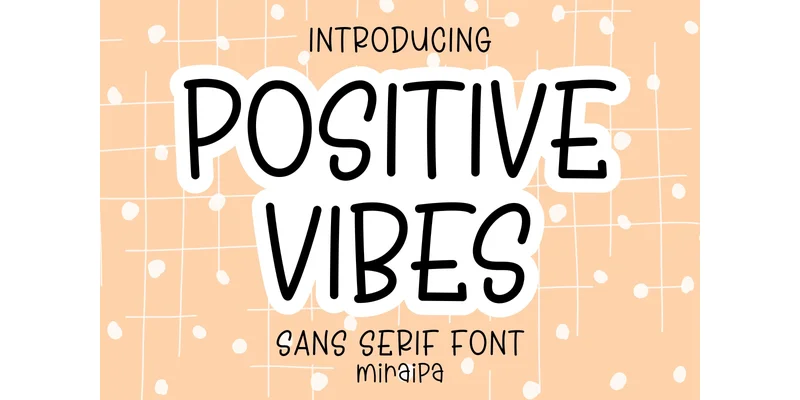 Positive Vibes Font by miraipa — Sans Serif Font