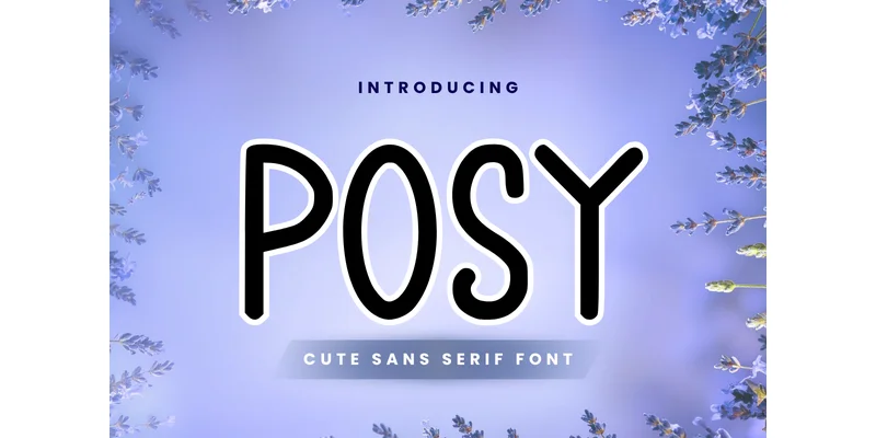 Posy Font by Letterayu — Sans Serif Font