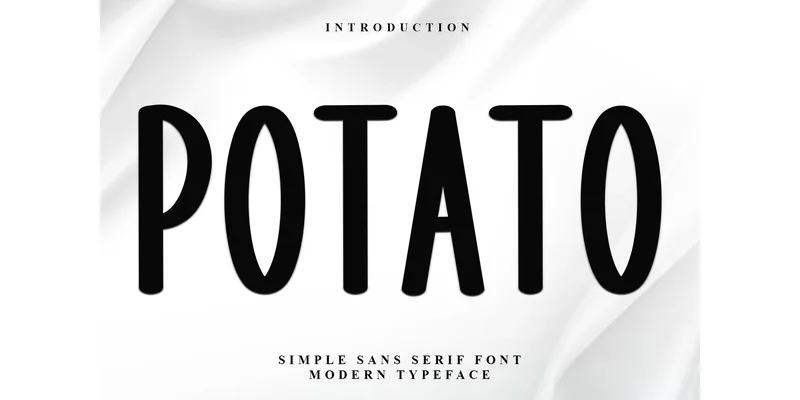 Potato Font by FreshTypeINK — Sans Serif Font