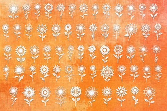 Powerful Sunflower by MOMAT THIRTYONE — Dingbats Font — thumbnail 2