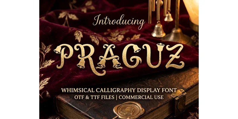 Prague Font by clipartguru by clipartguru — Decorative Font