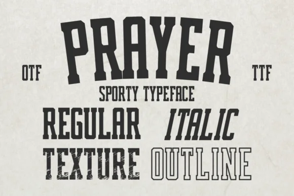Prayer by Almairatype Studio — Slab Serif Font
