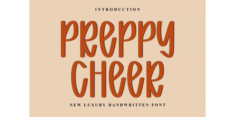 Preppy Cheer Font by PiPi Creative — Display Font