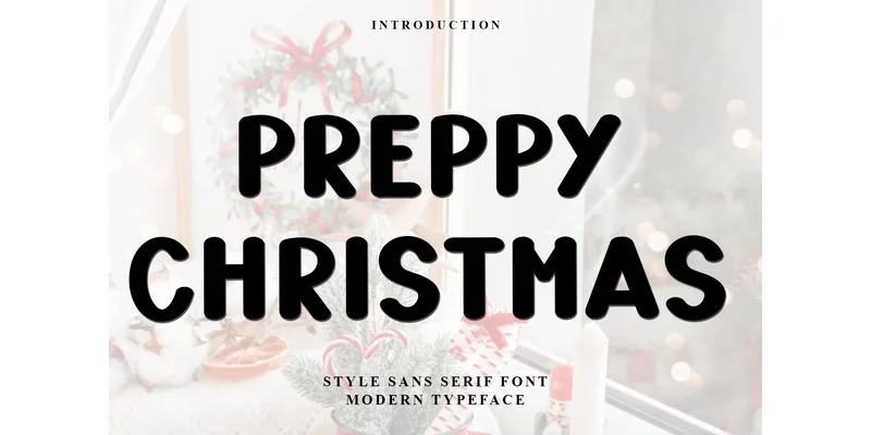 Preppy Christmas Font by Inermedia STUDIO — Display Font