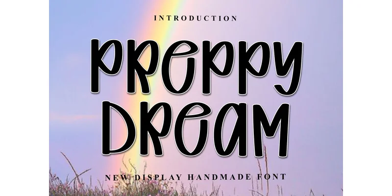 Preppy Dream Font by PiPi Creative — Display Font