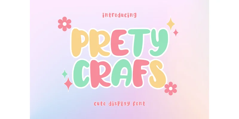 Prety Crafs Font by Sakti Avellin — Display Font