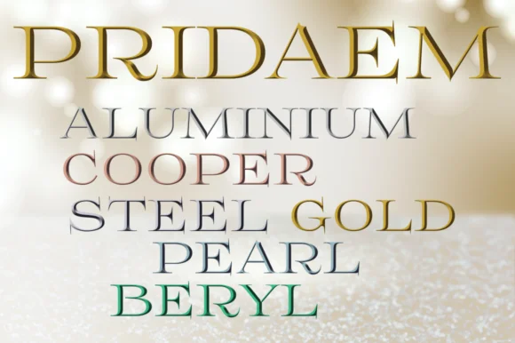 PridaEm by glukfonts — Color Fonts Font