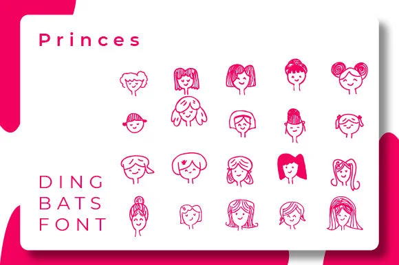Princess by Ciriative — Dingbats Font