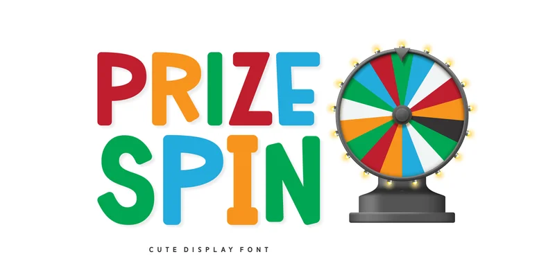 Prize Spin Font by Wankriss — Display Font