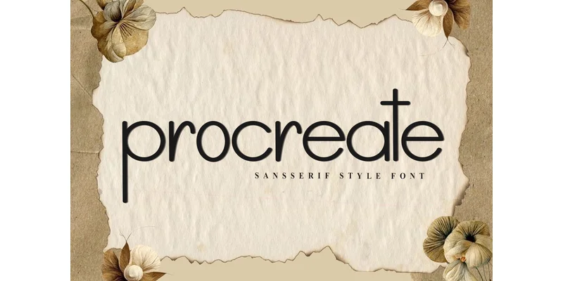 Procreate Font by Inermedia STUDIO — Sans Serif Font