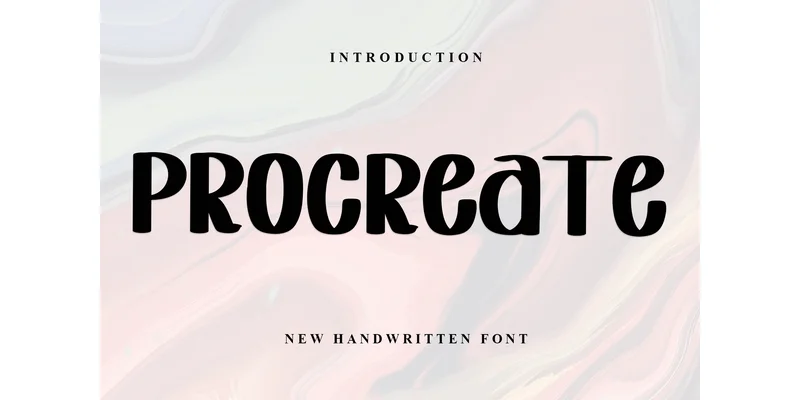 Procreate Font by Inermedia STUDIO — Sans Serif Font