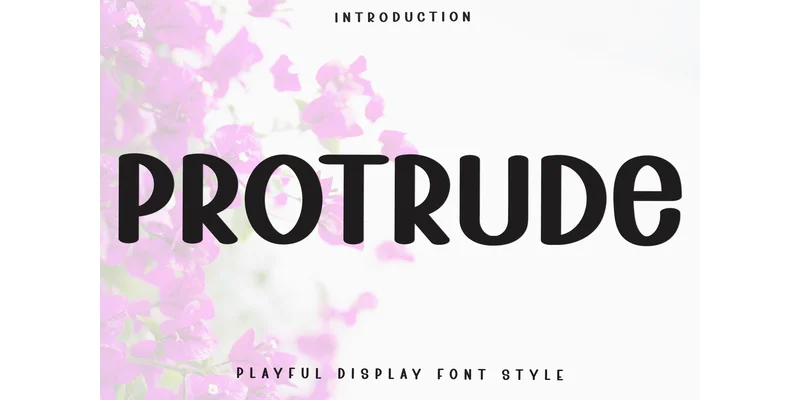 Protrude Font by Inermedia STUDIO — Display Font