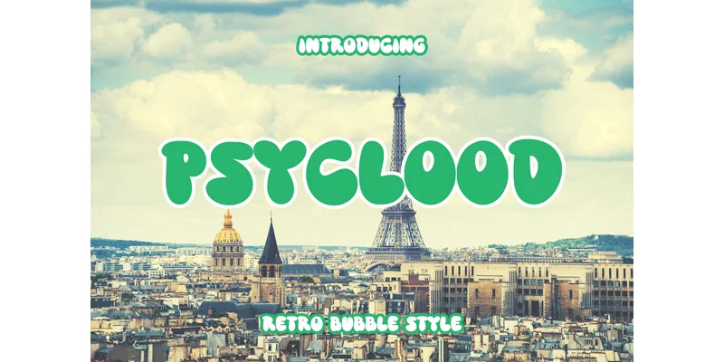 Psyclood Font by Sakti Avellin — Display Font
