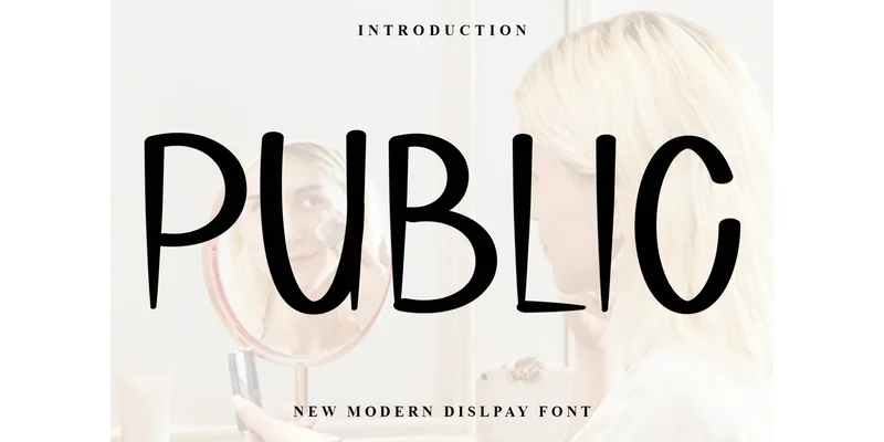 Public Font by FreshTypeINK — Display Font