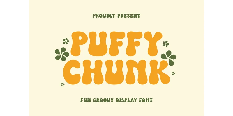 Puffy Chunk Font by Funtype Co. — Display Font