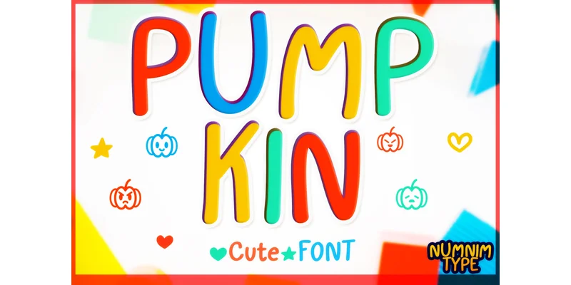 Pumpkin Font by numnim — Display Font
