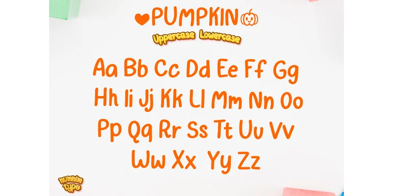 Pumpkin Font by numnim — Display Font — thumbnail 7