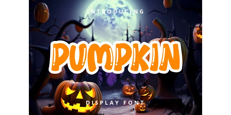 Pumpkin Font by Planetz studio — Display Font