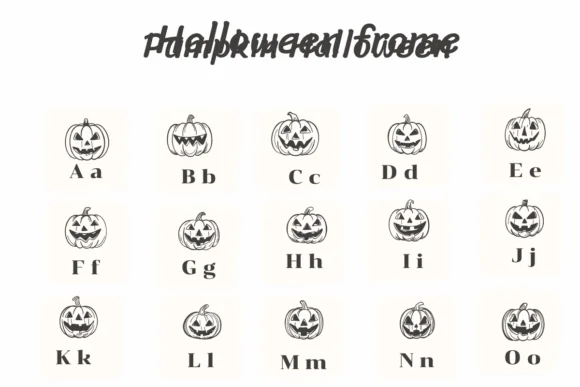 Pumpkin Halloween by Ketsarin — Dingbats Font — thumbnail 2