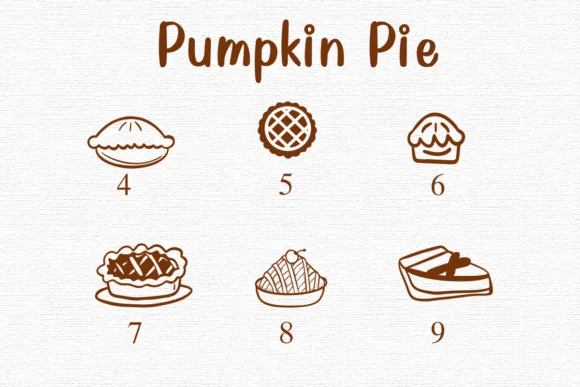 Pumpkin Pie by Nongyao — Dingbats Font — thumbnail 4