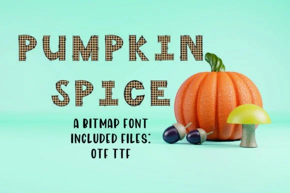 Pumpkin Spice by Designs by Danielle FL — Color Fonts Font