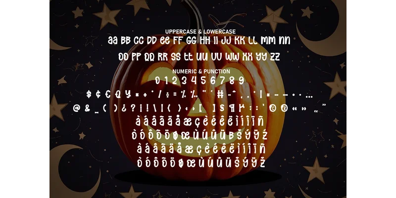 Pumpkin Stars Font by Misterletter.co — Display Font — thumbnail 7