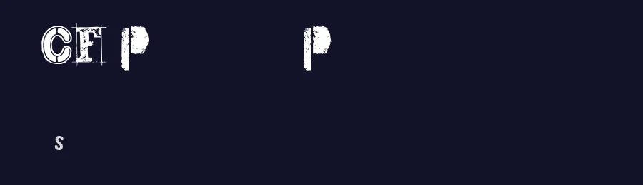 CF Punk Posters by Cloutierfontes — Decorative Font — thumbnail 2