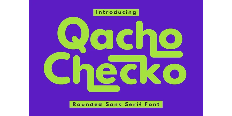 Qacho Checko Font by Maulana Creative — Sans Serif Font