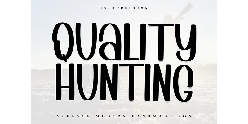 Quality Hunting Font by Inermedia STUDIO — Sans Serif Font