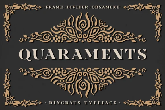 Quaraments by GorgezCreations — Dingbats Font