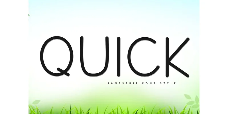 Quick Font by FreshTypeINK — Sans Serif Font