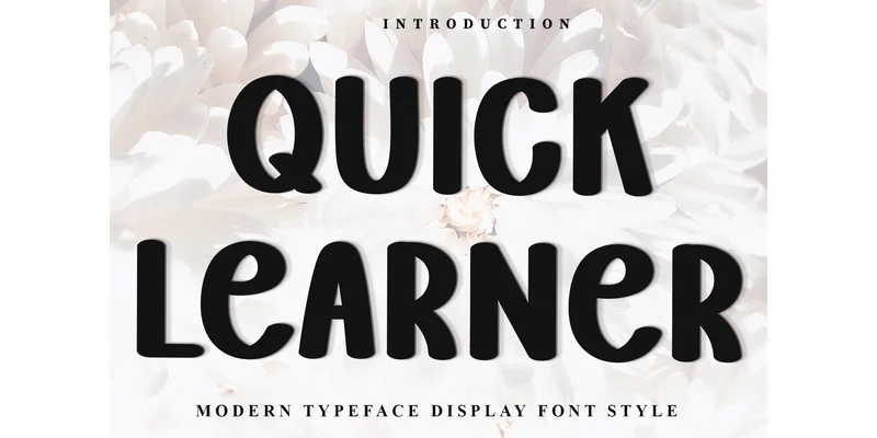 Quick Learner Font by FreshTypeINK — Display Font
