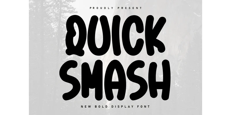 Quick Smash Font by KC Production — Display Font