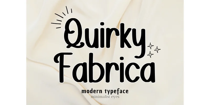 Quirky Fabrica Font by Minimalist Eyes — Sans Serif Font