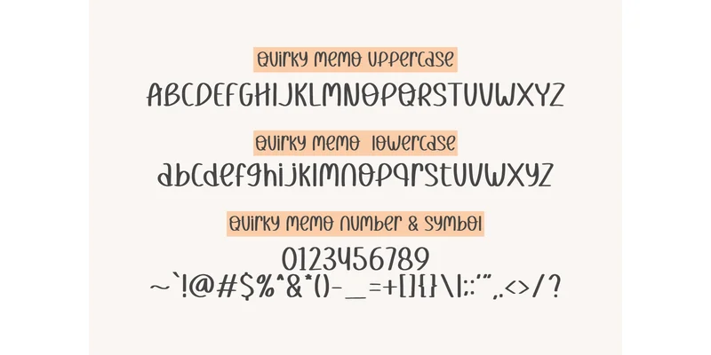 Quirky Memo Font by Naraya Studio — Display Font — thumbnail 2