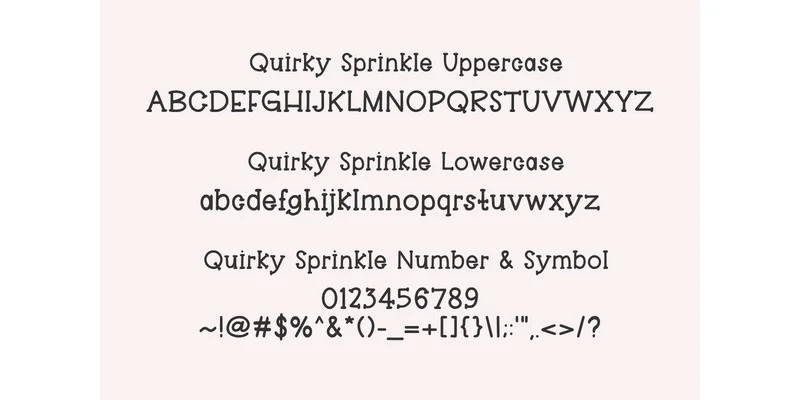 Quirky Sprinkle Font by Nuhatype — Display Font — thumbnail 2
