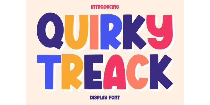 Quirky Treack Font by Minimalist Eyes — Display Font