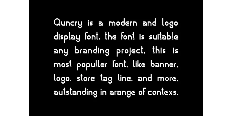 Quncry Font by qrdesignstd — Sans Serif Font — thumbnail 4