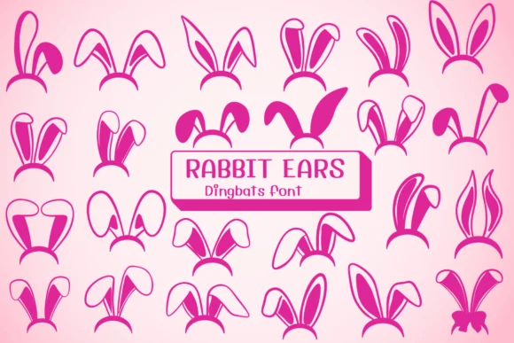 Rabbit Ears by Ketsarin — Dingbats Font