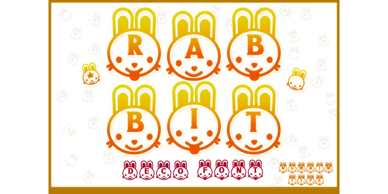 Rabbit Font by numnim by numnim — Decorative Font