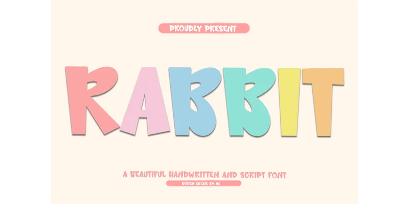 Rabbit Font by PiPi Creative — Display Font