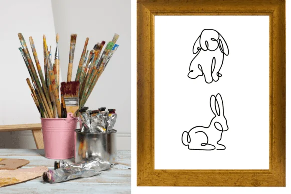Rabbit Line Art by Nongyao — Dingbats Font — thumbnail 5